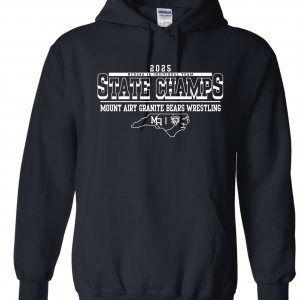 Hooded Sweatshirt - State Champs - Navy