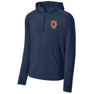 Embroidered Sport-Tek Stretch 1/2 Zip Hoodie - Front